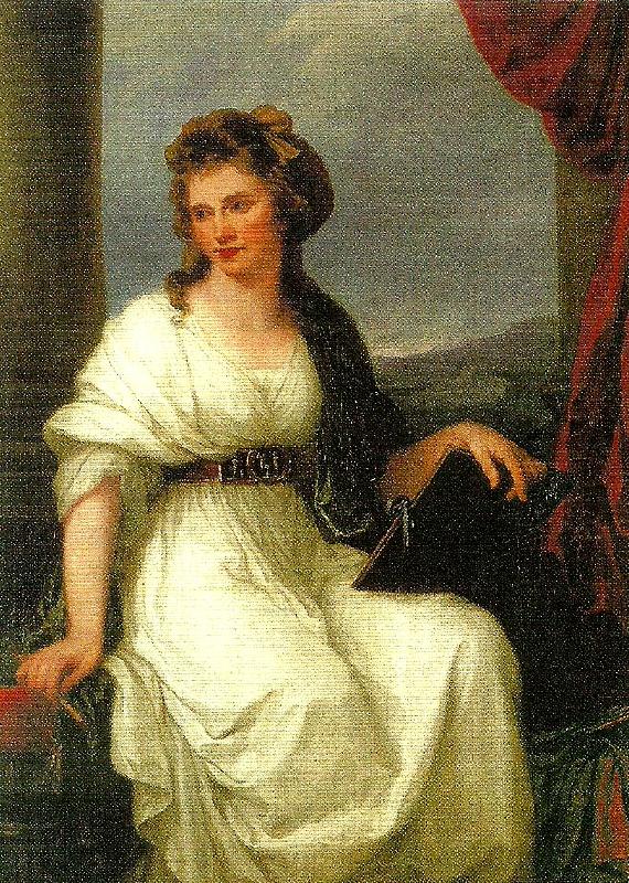 Angelica Kauffmann sjalvportratt oil painting image